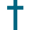Small image of a plain, blue cross